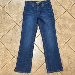 Vintage Zena High Rise Jeans with Vented Hem